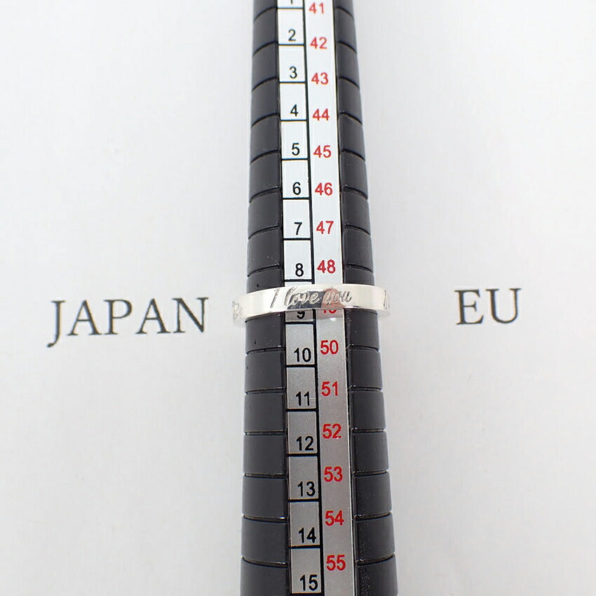 【中古】TIFFANY/ティファニー 925 ノーツ ナロー I love you リング /9号/j316-8