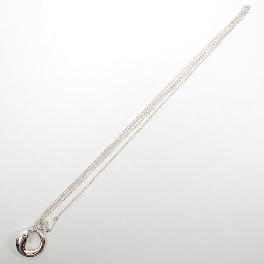 【中古】TIFFANY/ティファニー 925 エターナルサークル ロング ペンダント/ネックレス/j317-2
