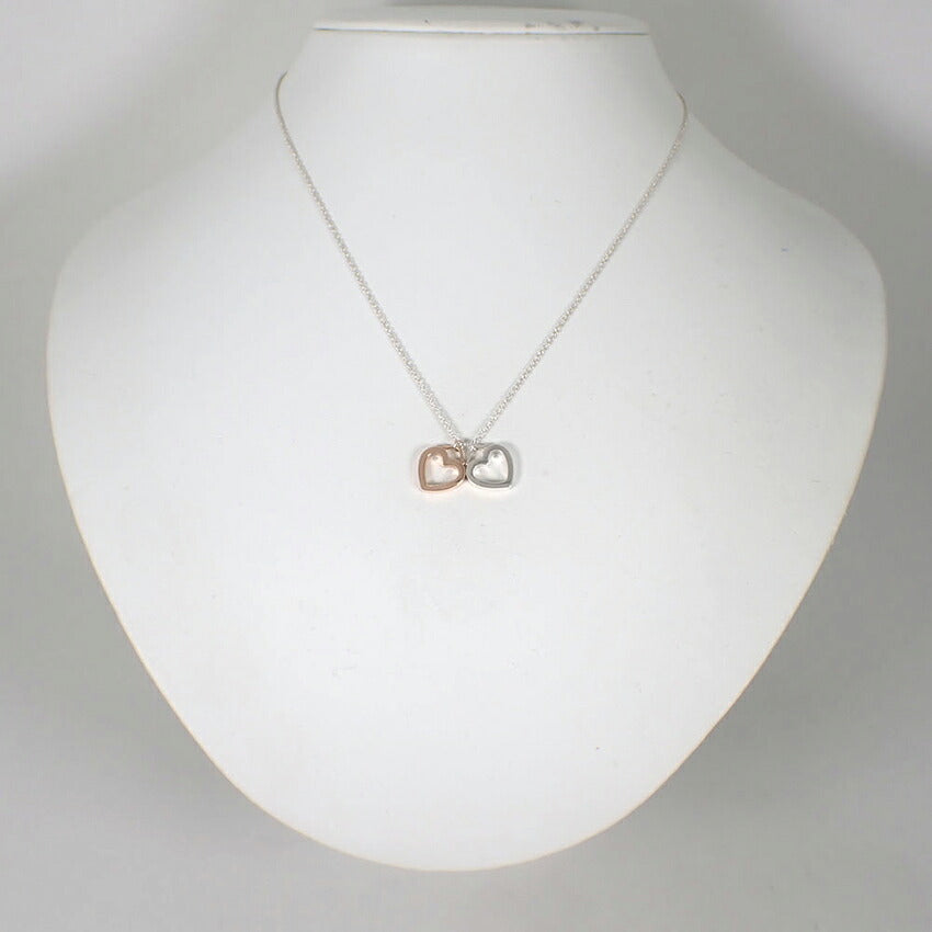 【中古】TIFFANY/ティファニー 925/750 センチメンタルハート ペンダント/ネックレス/j318-1