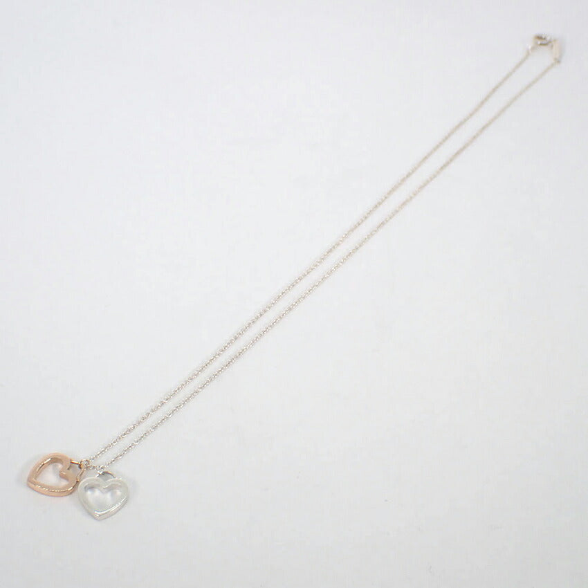 【中古】TIFFANY/ティファニー 925/750 センチメンタルハート ペンダント/ネックレス/j318-1