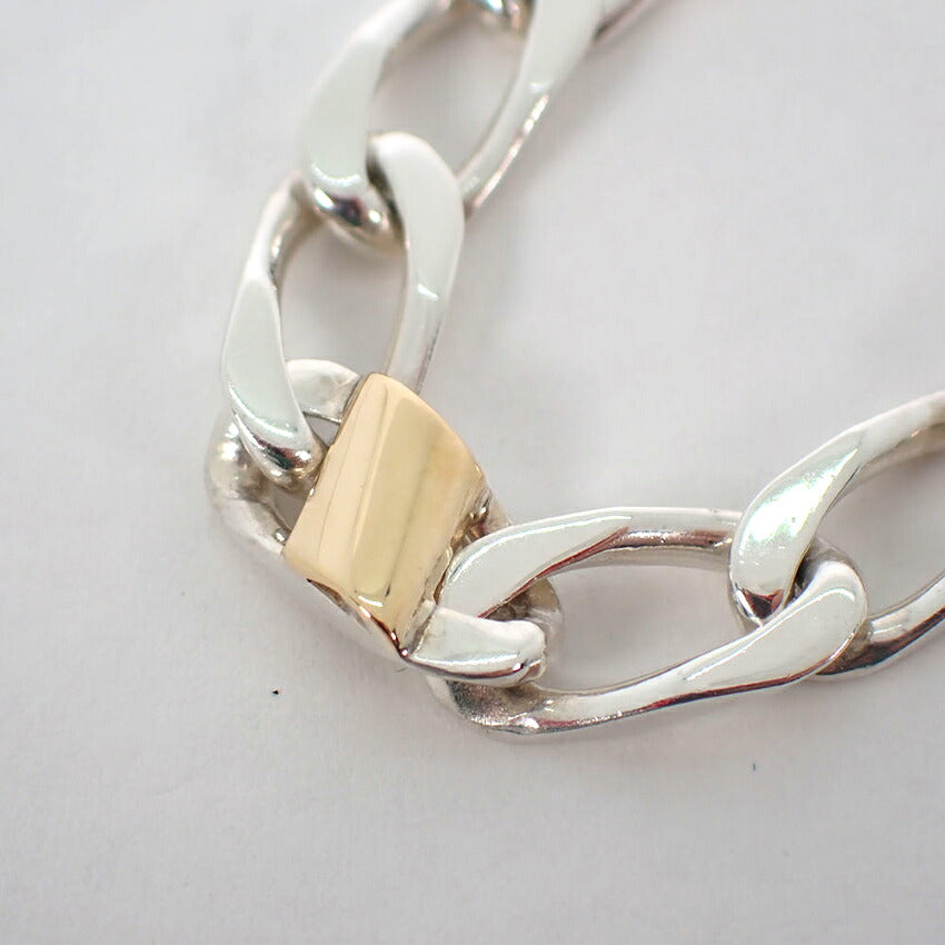 【中古】TIFFANY/ティファニー 925/750 フィガロ ネックレス/j318-7