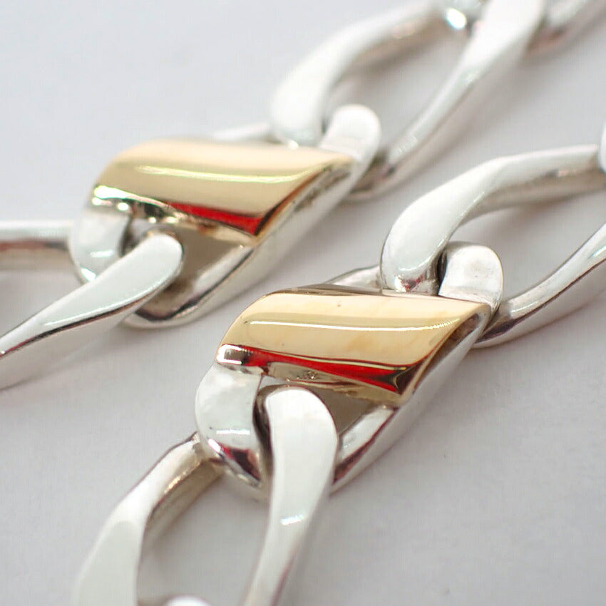 【中古】TIFFANY/ティファニー 925/750 フィガロ ネックレス/j318-7