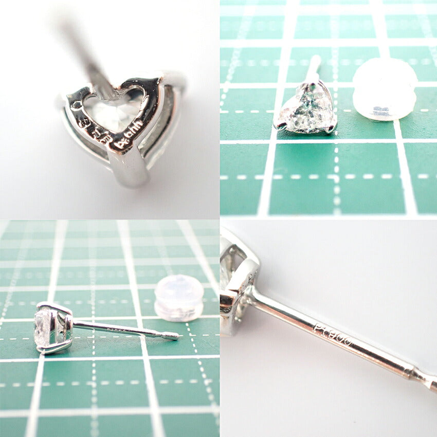 【新品】Pt900/ダイヤモンド/0.355ct/スタッド/ピアス/j319-2