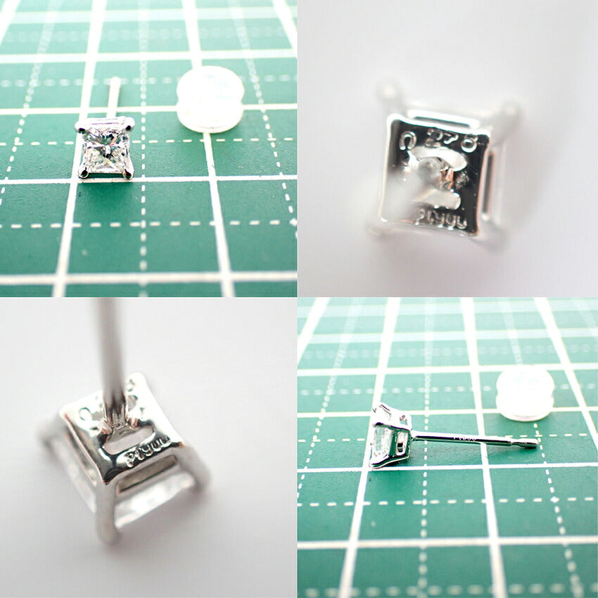 【新品】Pt900/ダイヤモンド/0.278ct/スタッド/ピアス/j319-3