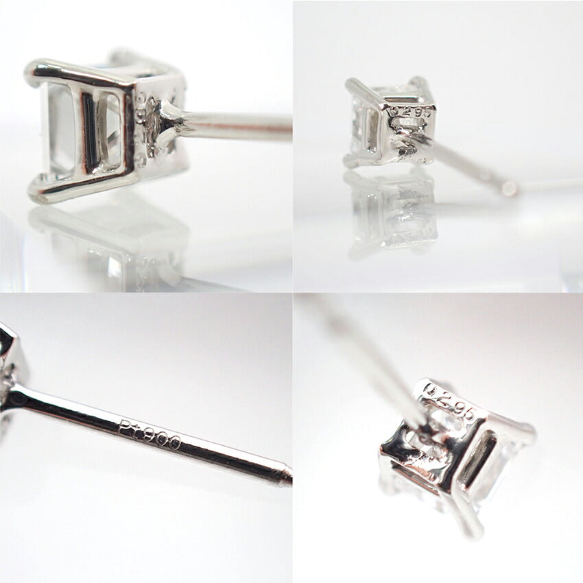 【新品】Pt900/ダイヤモンド/0.295ct/スタッド/ピアス/j319-5