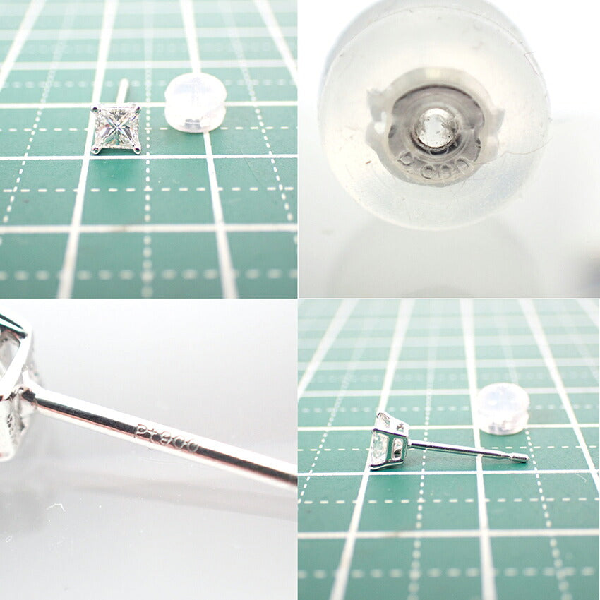 【新品】Pt900/ダイヤモンド/0.256ct/スタッド/ピアス/j319-6