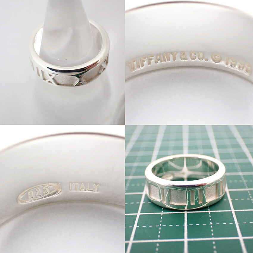 【中古】TIFFANY/ティファニー 925 アトラス リング/8号/j32-50