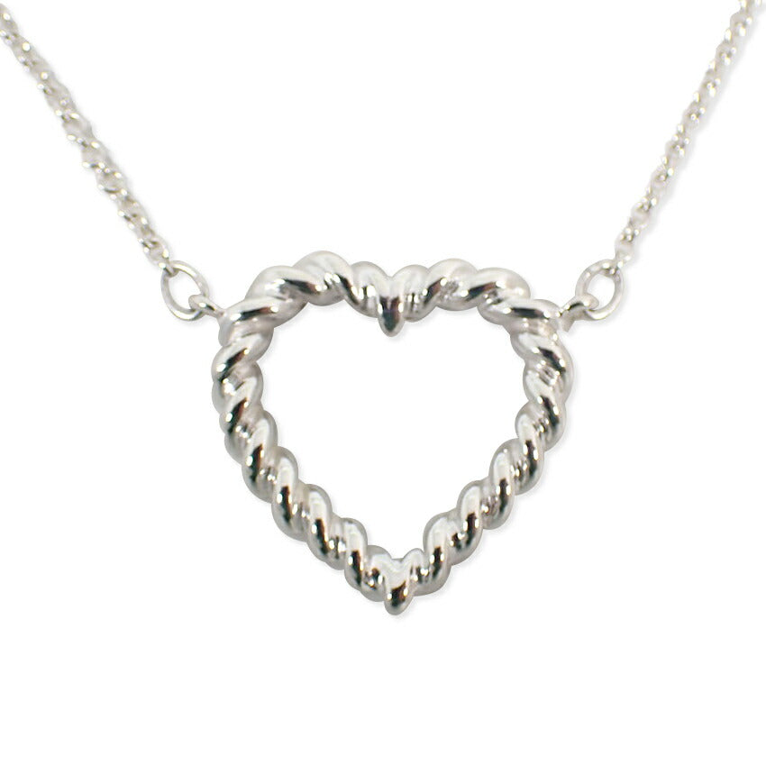 【中古】TIFFANY/ティファニー 925  ヴィンテージ ロープハート ネックレス/ペンダント/j32-56