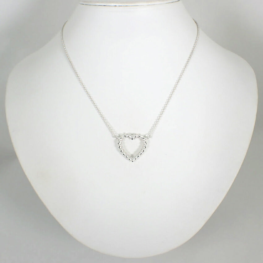 【中古】TIFFANY/ティファニー 925  ヴィンテージ ロープハート ネックレス/ペンダント/j32-56