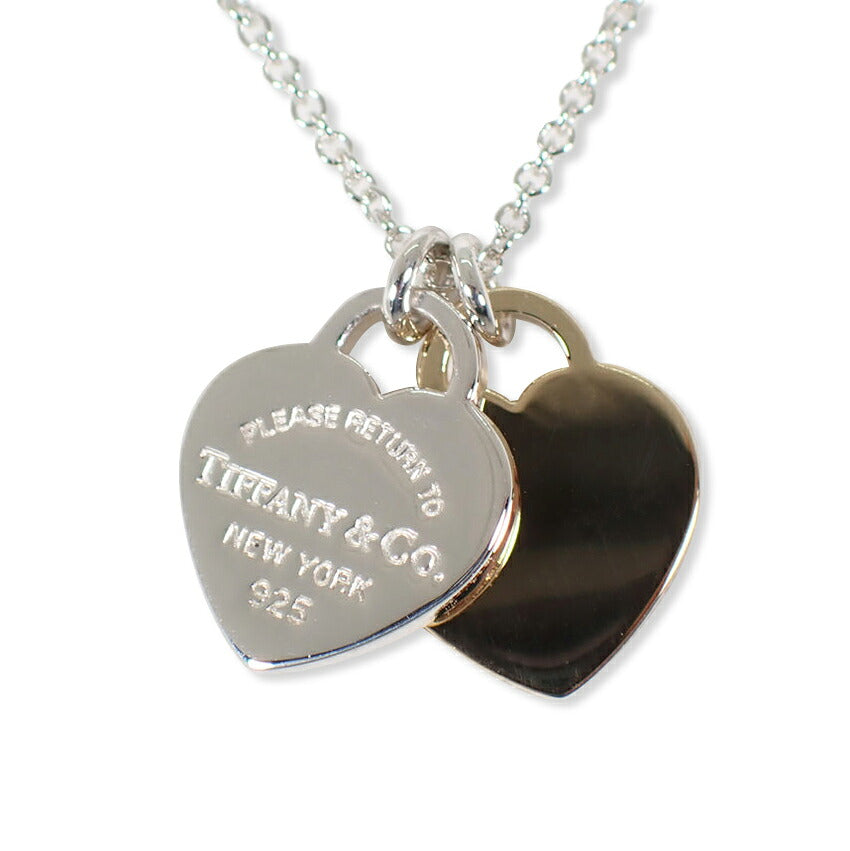 【中古】TIFFANY/ティファニー/925/750/リターントゥダブルハート/ペンダント/j320-12