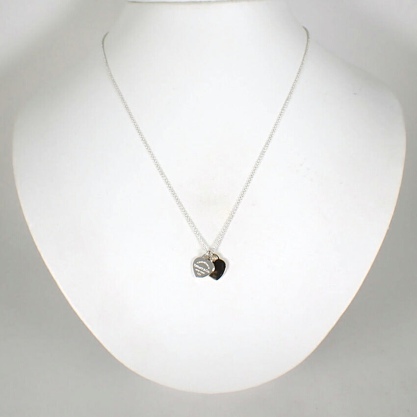 【中古】TIFFANY/ティファニー/925/750/リターントゥダブルハート/ペンダント/j320-12