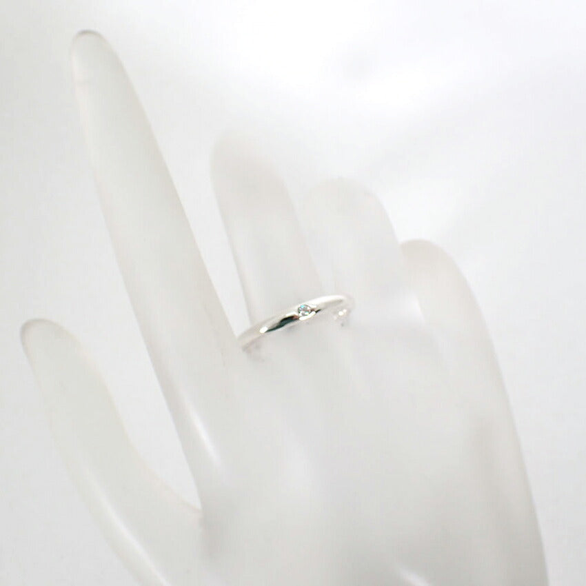 【中古】TIFFANY/ティファニー/925/スタッキングバンド/ダイヤモンド/リング/13号/j320-3