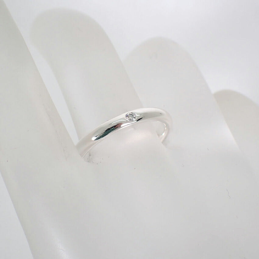 【中古】TIFFANY/ティファニー/925/スタッキングバンド/ダイヤモンド/リング/13号/j320-3