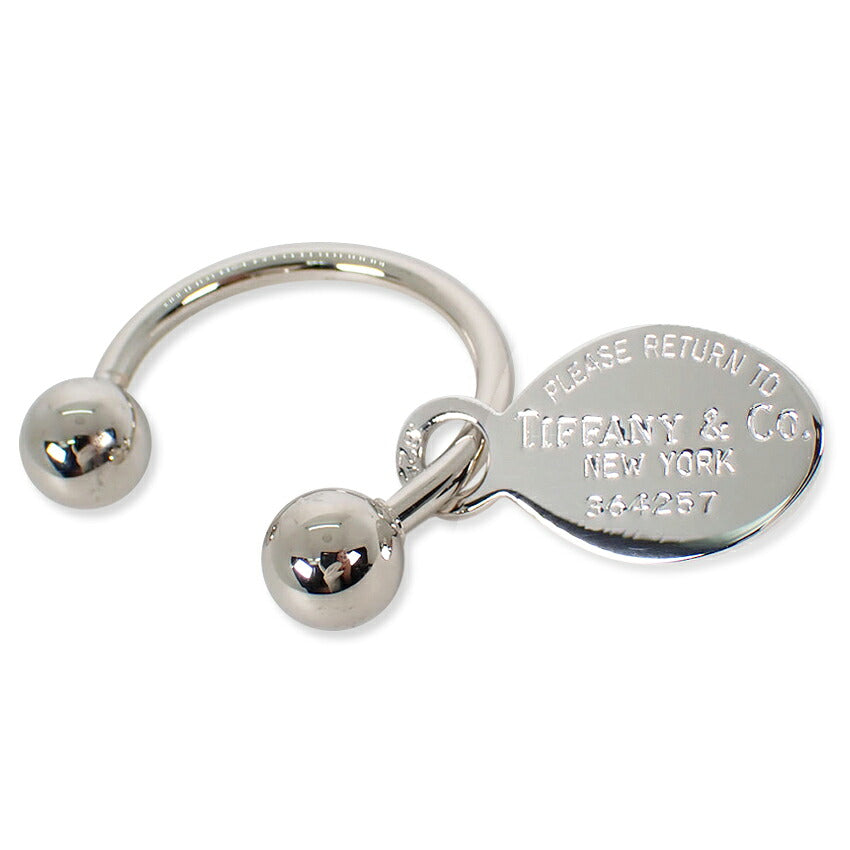 【中古】TIFFANY/ティファニー/925/リターントゥ/オーバル タグ/キーリング/j320-4