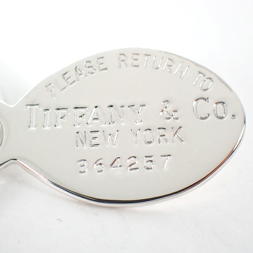 【中古】TIFFANY/ティファニー/925/リターントゥ/オーバル タグ/キーリング/j320-4