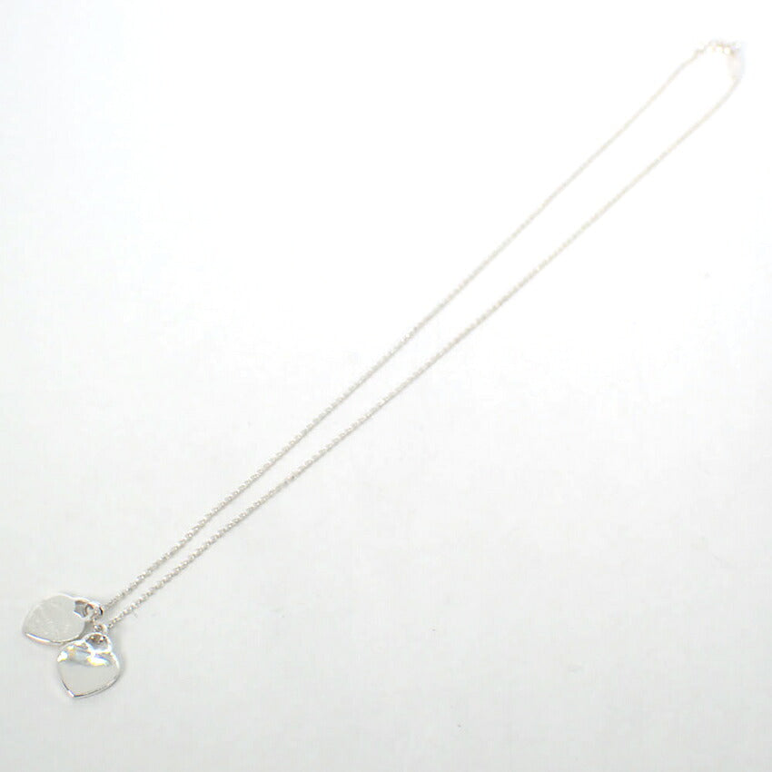 【中古】TIFFANY/ティファニー 925 リターントゥティファニー ダブルハートタグ ペンダント/ネックレス/j321-1