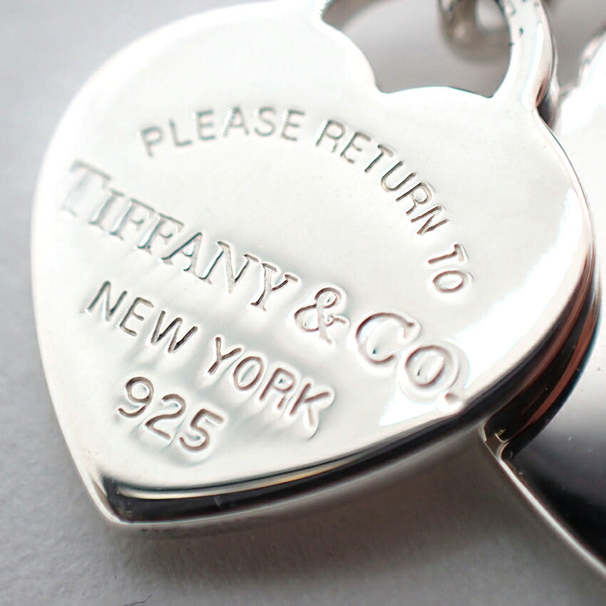 【中古】TIFFANY/ティファニー 925 リターントゥティファニー ダブルハートタグ ペンダント/ネックレス/j321-1