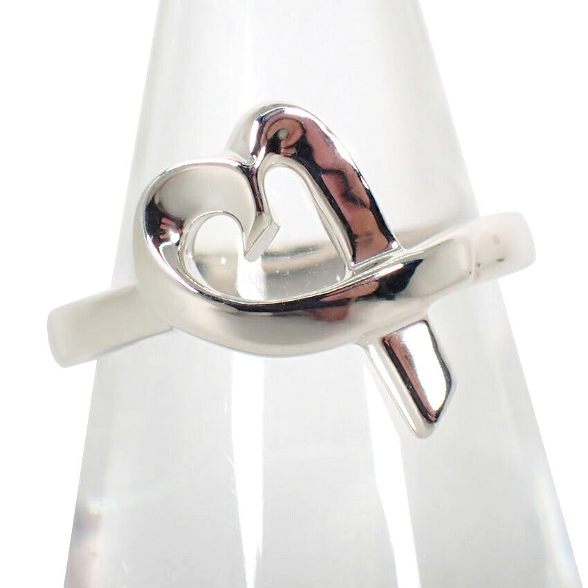 【中古】TIFFANY/ティファニー 925 ラビングハート リング /14.5号/j321-4