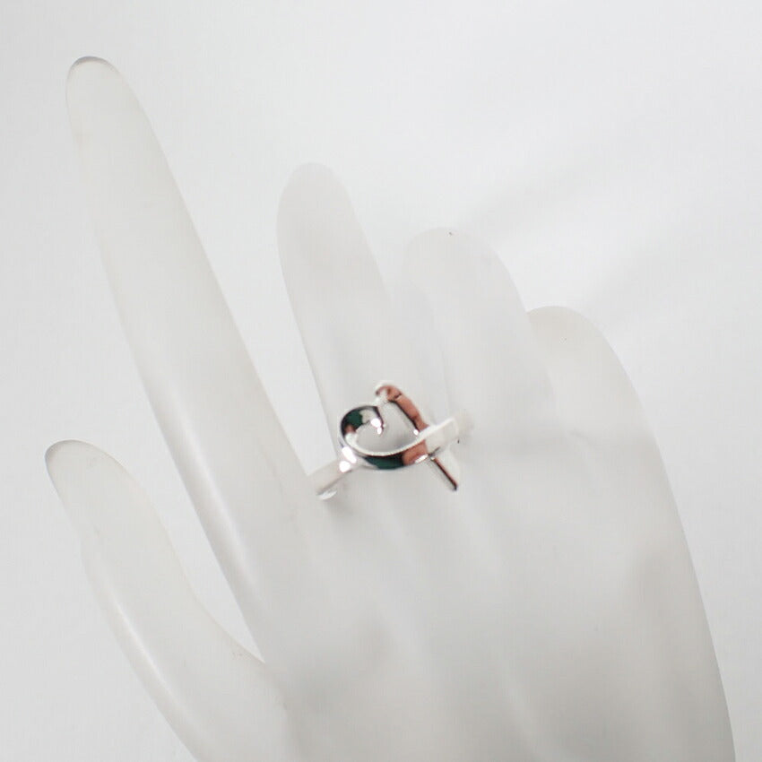 【中古】TIFFANY/ティファニー 925 ラビングハート リング /14.5号/j321-4