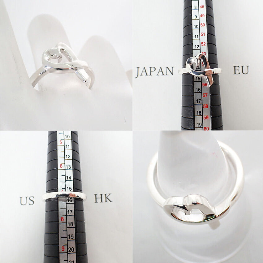 【中古】TIFFANY/ティファニー 925 ラビングハート リング /14.5号/j321-4