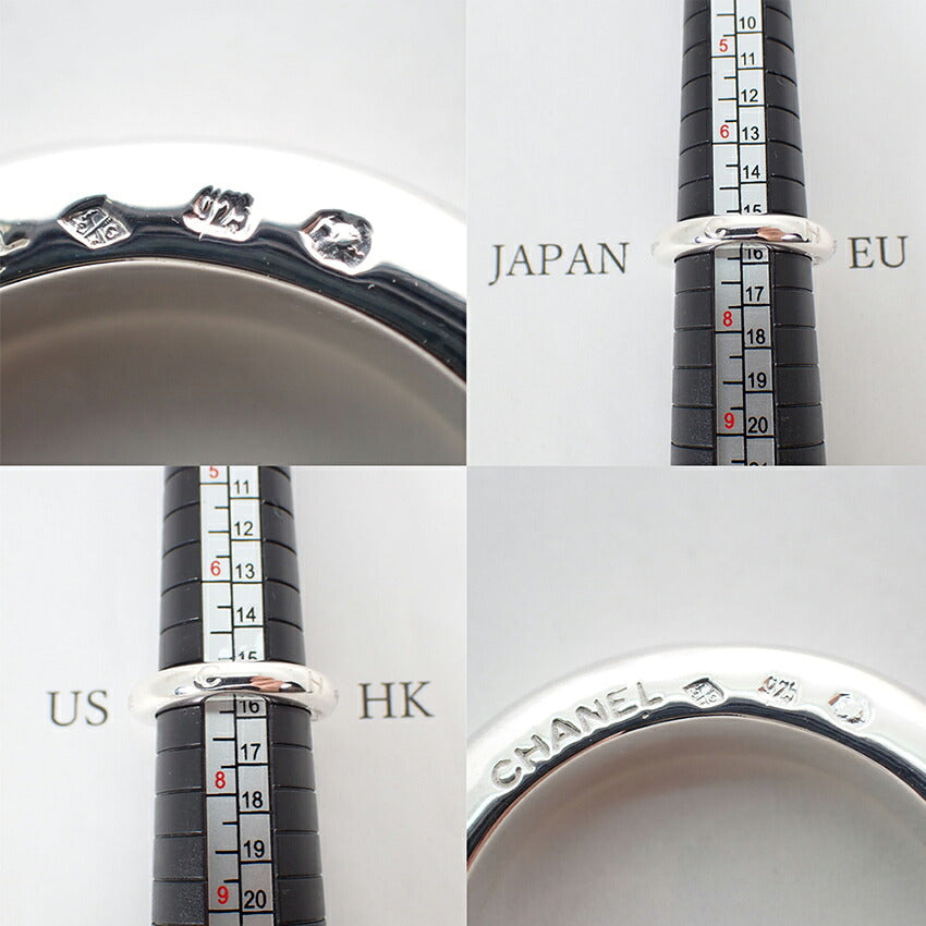 【中古】CHANEL/シャネル 925 ロゴ リング /14号/j321-7
