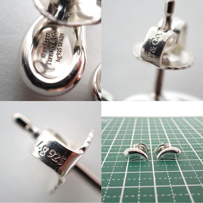 【中古】TIFFANY/ティファニー 925 ティアドロップ ピアス/j321-8