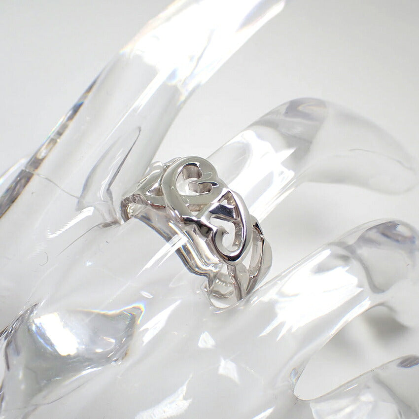 【中古】TIFFANY/ティファニー 925 トリプルラビングハート リング /13号/j322-2