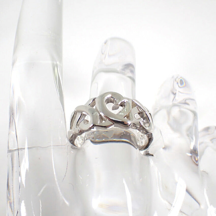 【中古】TIFFANY/ティファニー 925 トリプルラビングハート リング /13号/j322-2