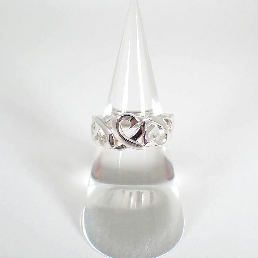 【中古】TIFFANY/ティファニー 925 トリプルラビングハート リング /13号/j322-2
