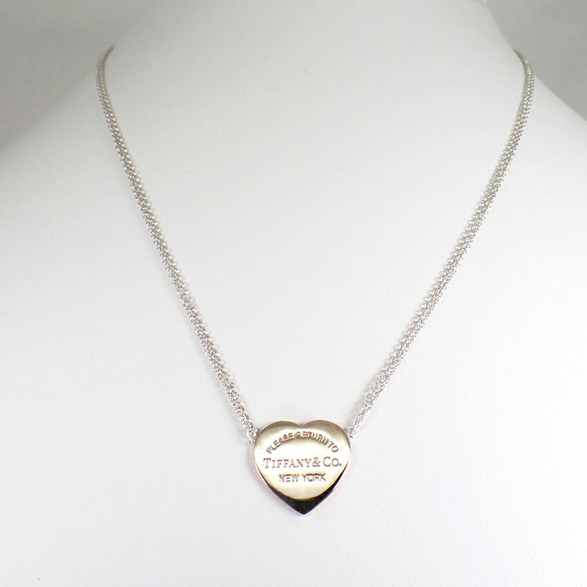 【中古】TIFFANY/ティファニー 925/メタル リターントゥティファニー  ペンダント/j322-3
