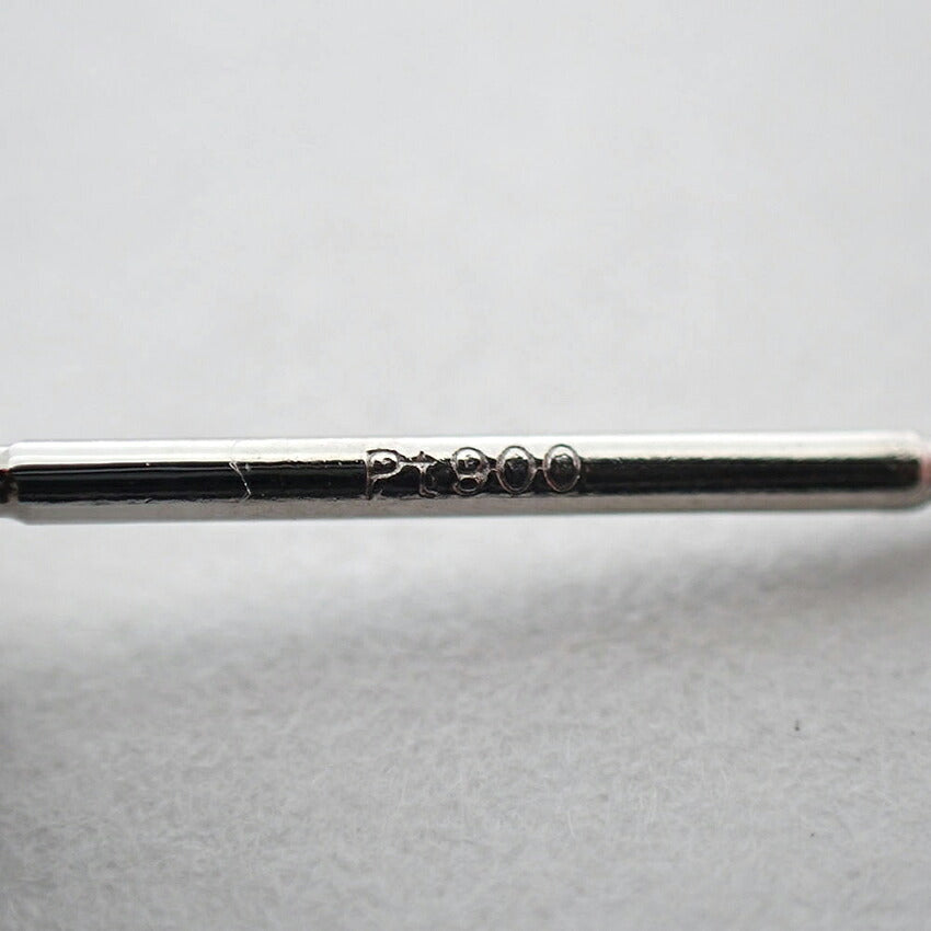 【新品】Pt900 ダイヤモンド 0.419 E SI-1/VG 中央宝石研究所ソーティング付き 片耳 ピアス/j322-6