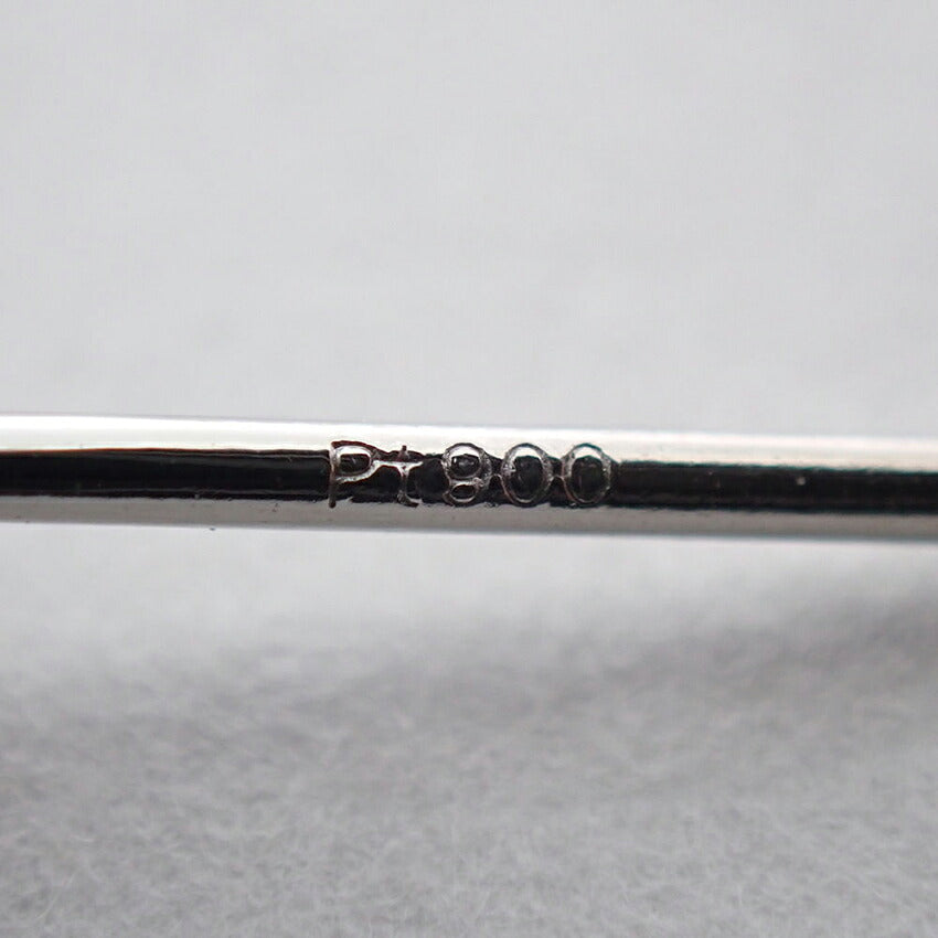 【新品】Pt900 ダイヤモンド 0.303 E VS-1 VG 中央宝石研究所ソーティング付き 片耳 ピアス/j322-7