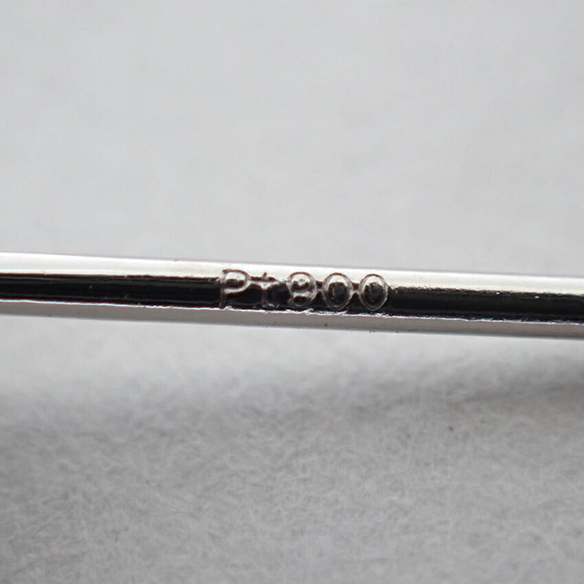 【新品】Pt900 ダイヤモンド 0.303 H SI-1 G 中央宝石研究所ソーティング付き 片耳 ピアス/j322-9