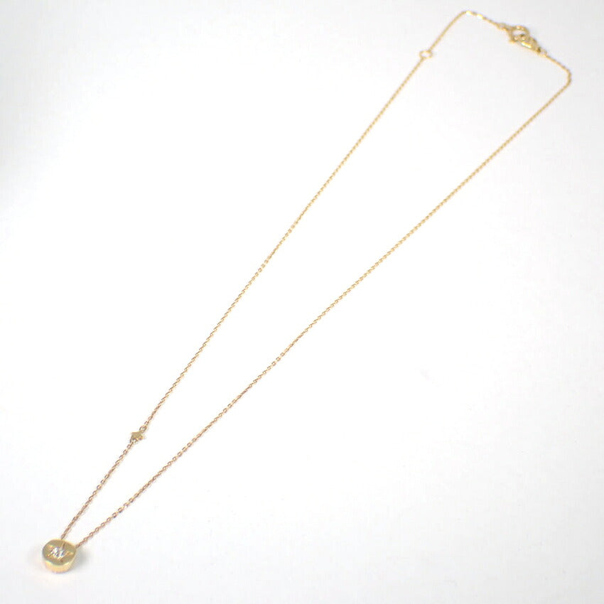 【中古】Festaria/フェスタリア K18 ダイヤモンド Wish upon a star ペンダント/ネックレス/j323-2