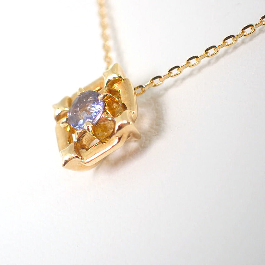 【中古】Star Jewelry/スタージュエリー K18 タンザナイト ペンダント/ネックレス/j323-3