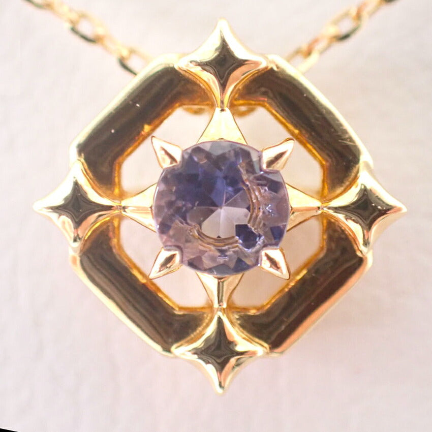 【中古】Star Jewelry/スタージュエリー K18 タンザナイト ペンダント/ネックレス/j323-3