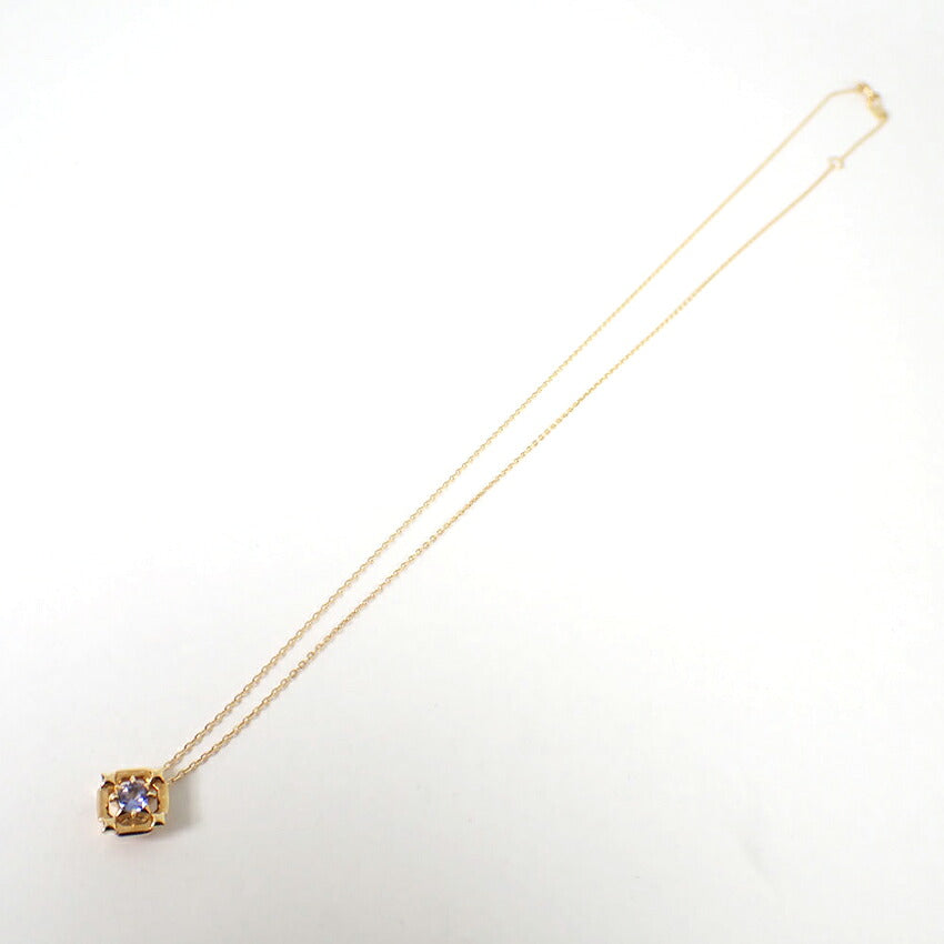 【中古】Star Jewelry/スタージュエリー K18 タンザナイト ペンダント/ネックレス/j323-3
