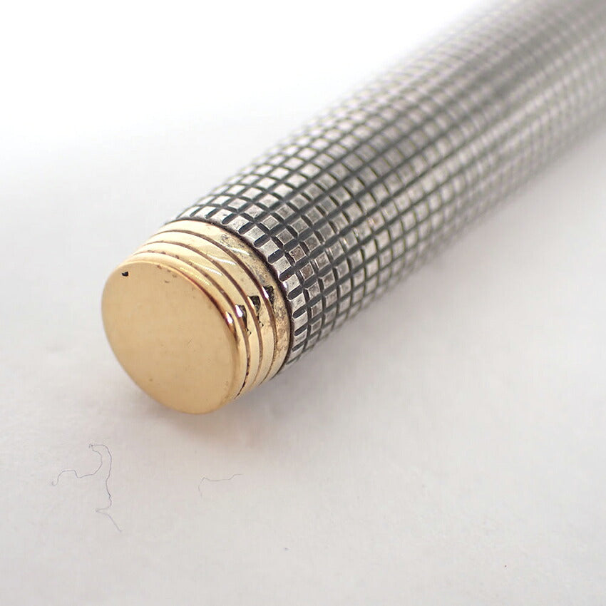 【中古】PARKER/パーカー 万年筆  ペン先 14Kスターリングシルバー925/ゴールド金具/j323-4