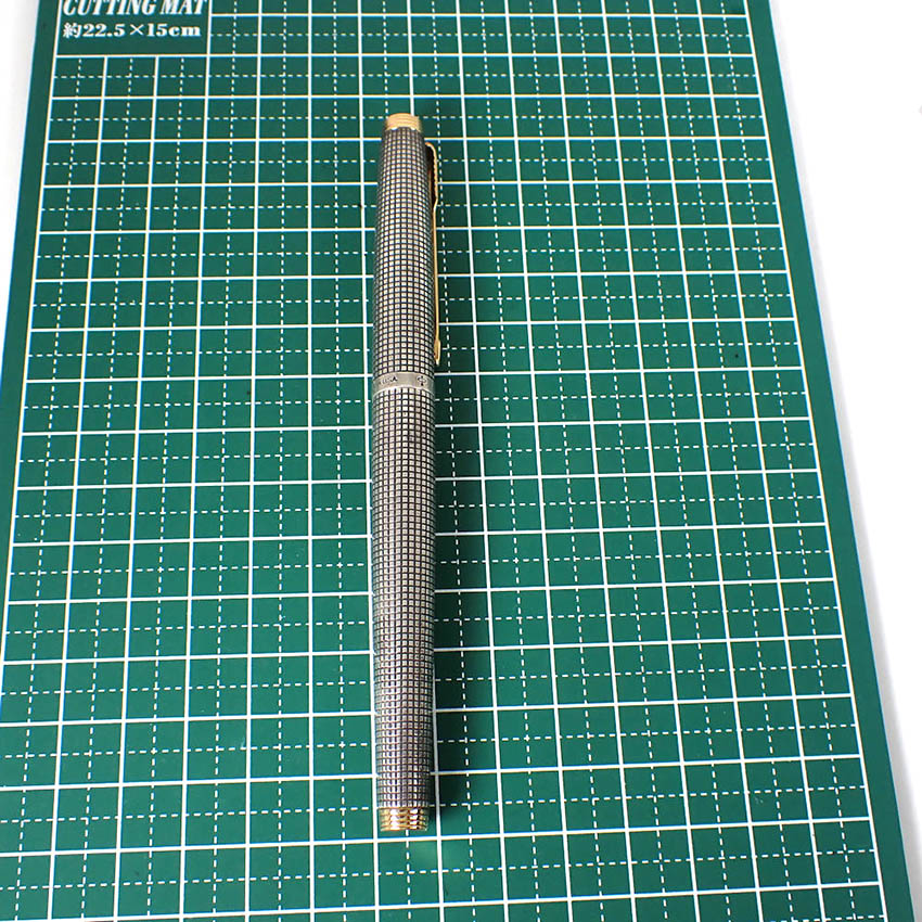 【中古】PARKER/パーカー 万年筆  ペン先 14Kスターリングシルバー925/ゴールド金具/j323-4