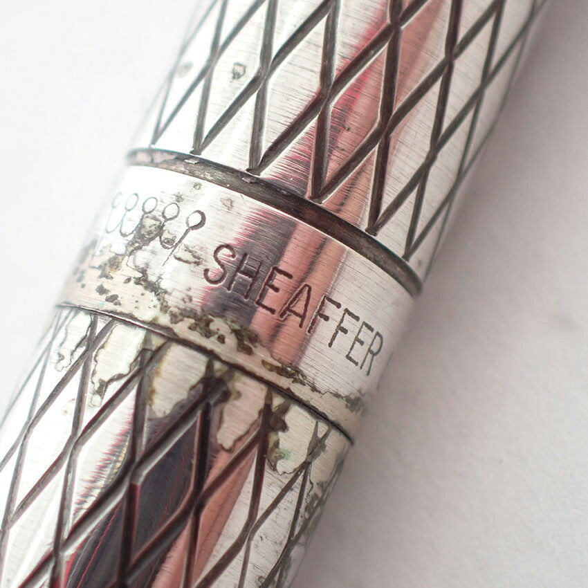 【中古】SHEAFFER/シェーファー ボールペン シルバー×ゴールド/j323-6