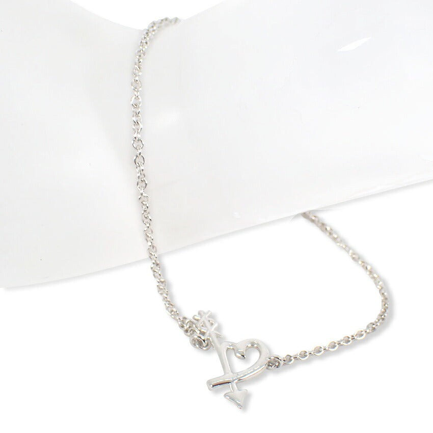 【中古】TIFFANY/ティファニー 925 ラビングハート＆アロー ブレスレット/j324-1