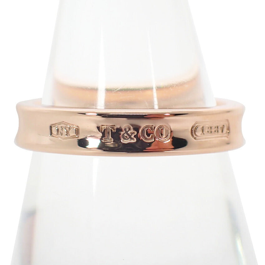 【中古】TIFFANY/ティファニー ルベドメタル 1837 ナローリング /14号/j324-2