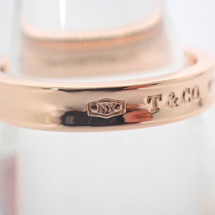 【中古】TIFFANY/ティファニー ルベドメタル 1837 ナローリング /14号/j324-2