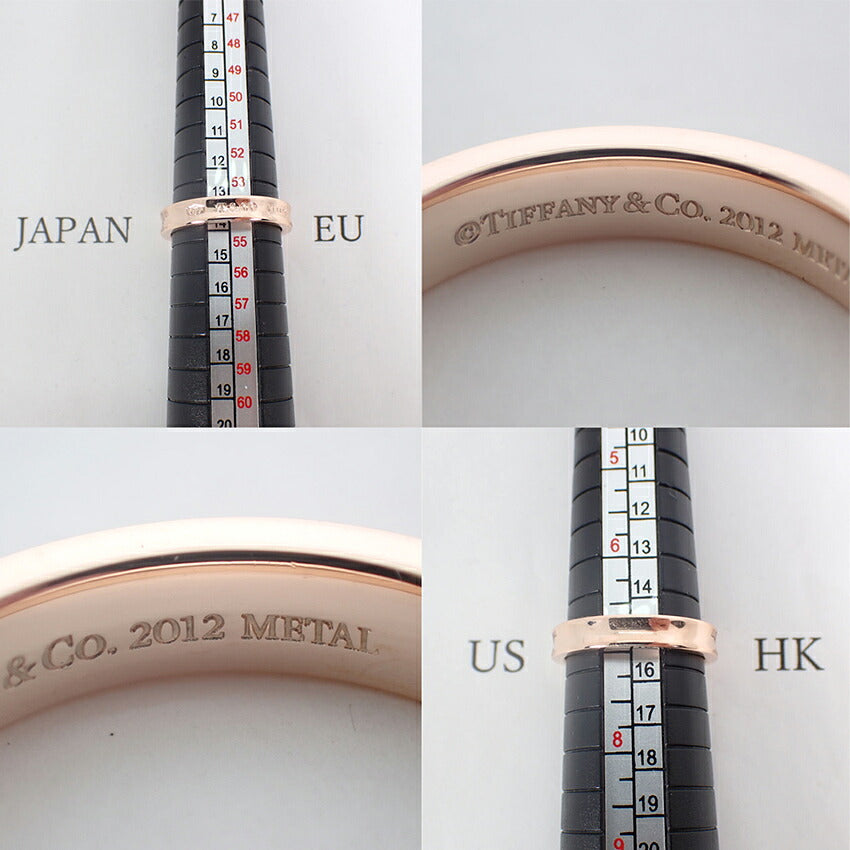 【中古】TIFFANY/ティファニー ルベドメタル 1837 ナローリング /14号/j324-2
