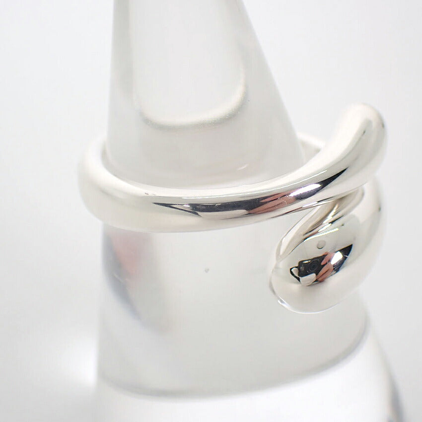 【中古】TIFFANY/ティファニー 925 エロンゲイテッド・ティアドロップ リング /13号/j324-4