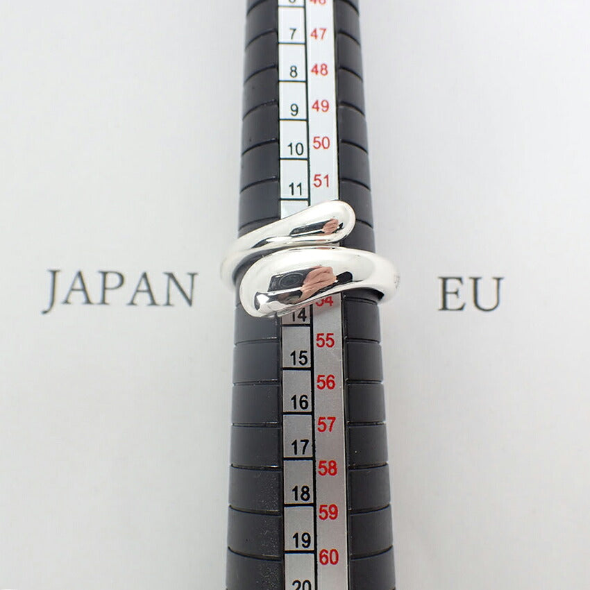 【中古】TIFFANY/ティファニー 925 エロンゲイテッド・ティアドロップ リング /13号/j324-4