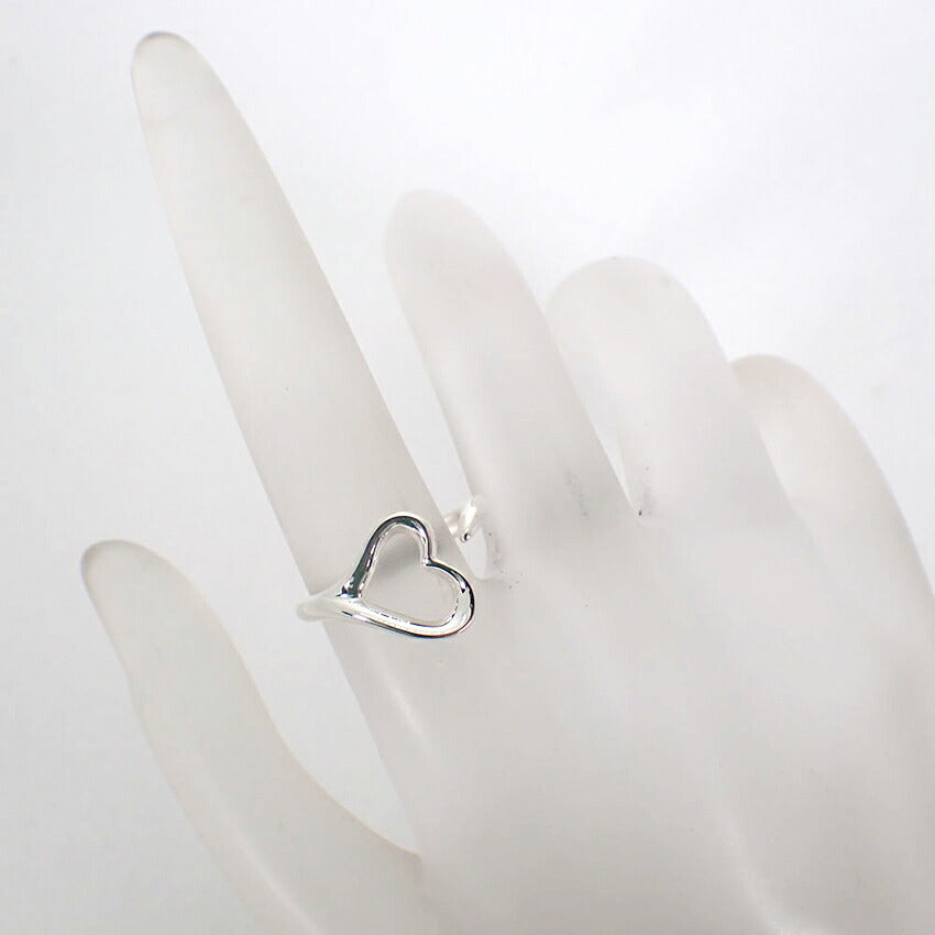 【中古】TIFFANY/ティファニー 925 オープンハート リング /11号/j324-5