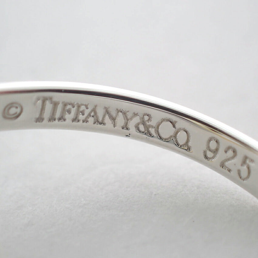 【中古】TIFFANY/ティファニー 925/750 オープンハート  リング /8.5号/j324-6
