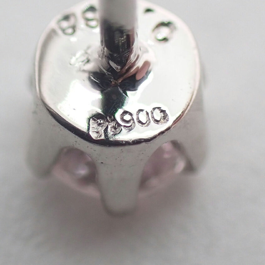 【新品】Pt900  ピンクダイヤモンド 0.188  I-2 片耳 ピアス/j325-5