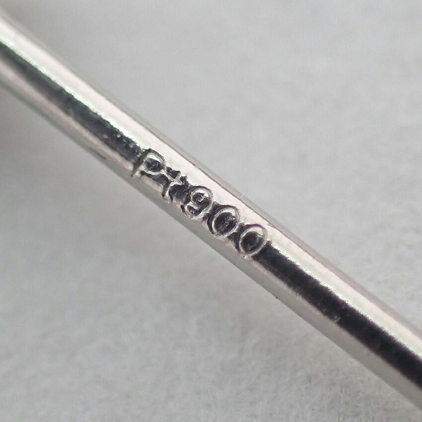 【新品】Pt900  ピンクダイヤモンド 0.188  I-2 片耳 ピアス/j325-5